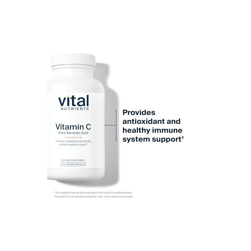 Vital Nutrients Vitamin C 1000mg (100% Pure Ascorbic Acid) -