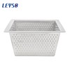 Leyso Stainless Steel Floor Sink Top Hang Basket Strainer Sink
