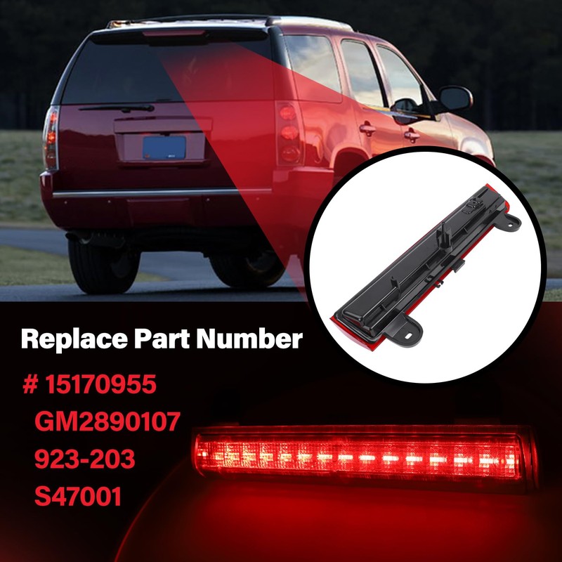 AFEISOL 923-203 LED Third High Mount Brake Light Compatible with