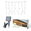 Touch Of ECO Solar Powered LED Hanging Curtain String Lights,