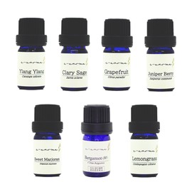 e-aroma Aromatherapy Test Grade 1 Learning While Using Essential Oils, 3.4 fl oz (10 ml) x 7 Types Set