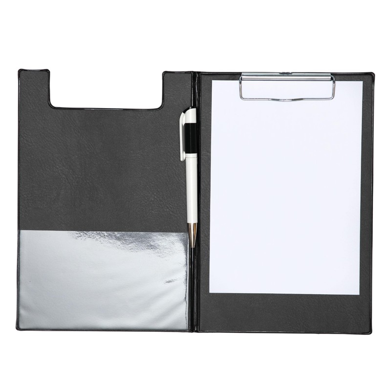 MAUL A5 Writing Case, Cardboard Folder with Foil Cover for