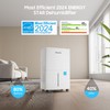 4500 Sq.ft Energy Star Dehumidifier for Home Basement, 52 Pints