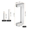 sourcing map 5 Pack Square Bar Drawer Handles, 4 Inch
