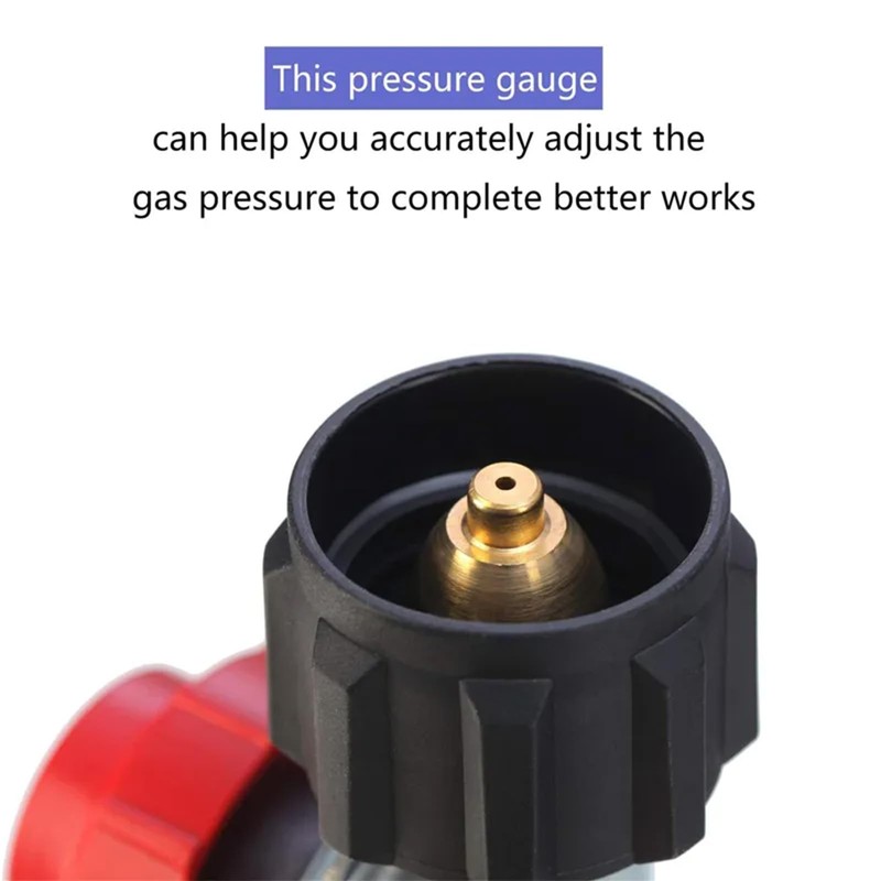 LUIXINFQIZZ 6FT Propane Regulator Adjustable, High Pressure Propane Regulator Hose