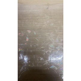 3D Window Privacy Film, Rainbow Cling, Stained Glass Window Film Sun Blocking, Stained Glass Decals, Static Cling Window Sticker Removable, Moon (001, 45 x 200cm)