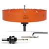 VIKITON 7.5 Inch Hole Saw with Arbor for Metal Wood