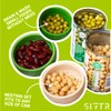 SIFTR (GREEN) Nesting Can Strainer Mini Colander Set - Space