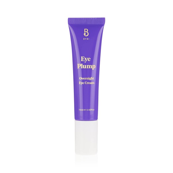 BYBI Beauty Eye Plump | Hydrating, Plumping and Soothing Eye Cream, Reduces Eye Bags and Dark Cirlces | Contains Broccoli Seed Oil, Hyaluronic Acid & Bakuchiol (Gentle Retinol Alternative) | 15 ml