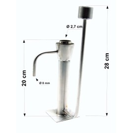 Stainless Steel Template 28 cm - Distillation Template | Parrot Distillation | Parrot Beak Stainless Steel