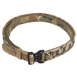 GYDEHUTJ Tactical Molle War Belt Quick Release Inner and Outer Heavy Duty Belt Battle Belt Casual Belt 2 in 1