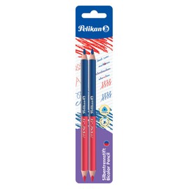 Pelikan Pelikan 811118 Buntstifte (dick, dreieckig) 2 Stück rot und blau