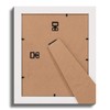 Fabian Clarke London® 10x8 Modern White Wooden Picture Photo Frame
