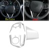 3pcs Steering Wheel Frame Cover Control Button Trim Set Fit
