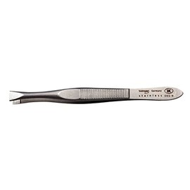 HK Manicure by Hans Kniebes - 8 cm Straight Tweezers - Precision Eyebrow Tweezers - Made in Solingen - Stainless Steel