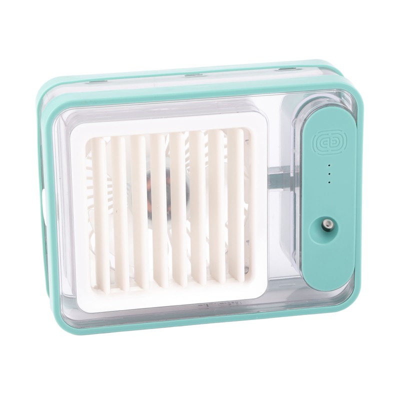 Desk Misting Fan 3 Speed USB Charging Quiet Table Water