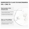 Niacinamida 10% Zinc 1% Suavizante Sí