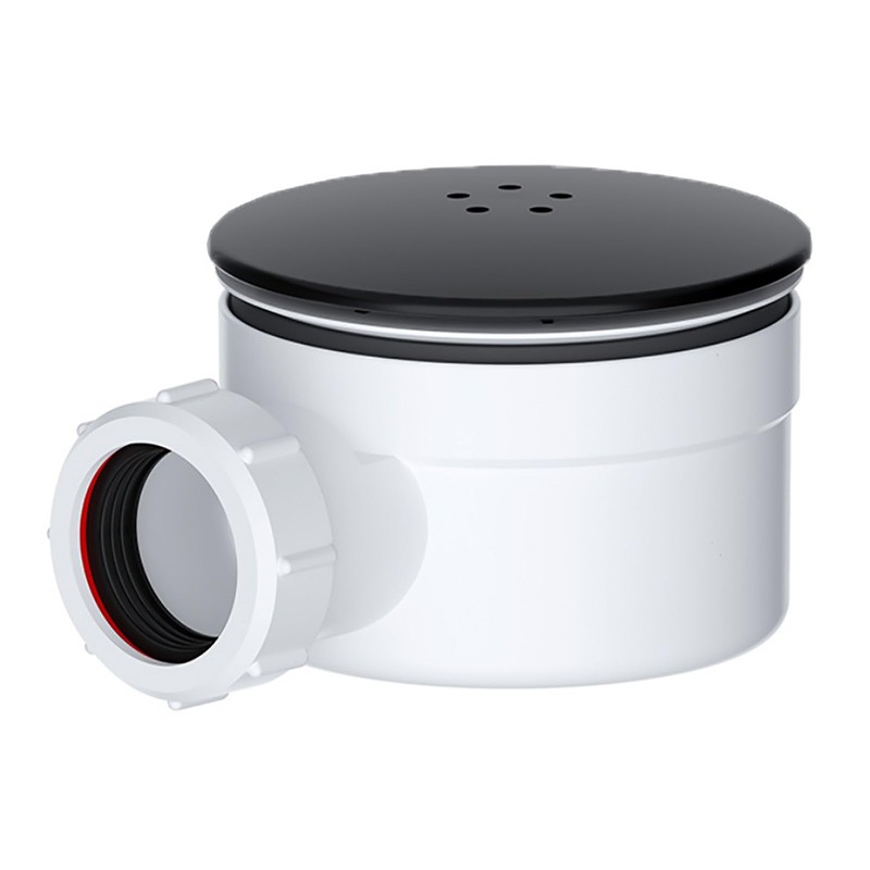 SPARES2GO Shower Trap for 90mm Tray Plug Hole 1.5" Drain
