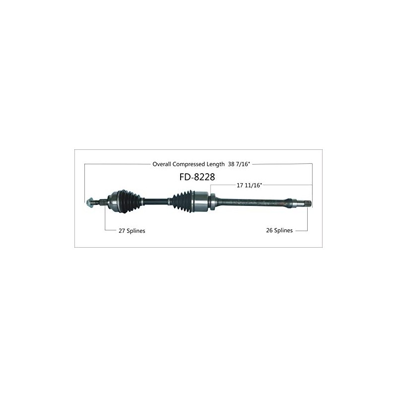 TrakMotive FD-8228 CV Axle