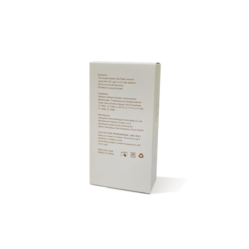 Double Rhythm- Capa superior de gel que no necesita limpieza,
