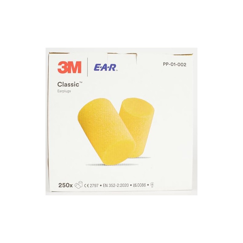 3M E-A-R 3M E-A-R Classic Earplugs, 28 dB, Uncorded, Pillowpack,