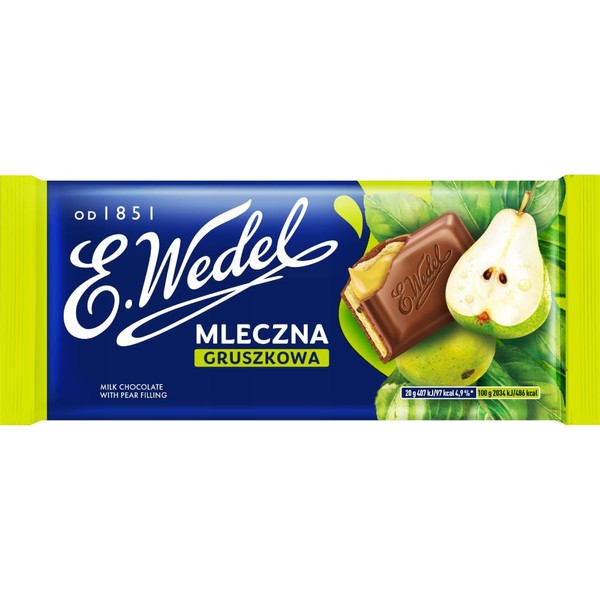 E.Wedel Chocolate (3.5 Ounce (Pack of 5), Milk Chocolate with