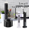 Oscillating Tower Fan, Bladeless Fan, Quiet Office Fan with 90