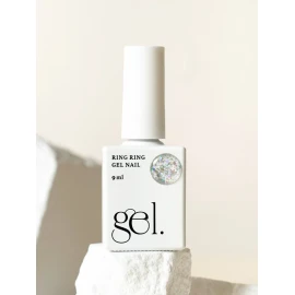 DAISO Ring Ring One Step Gel Nail 9ml Twinkle Silver