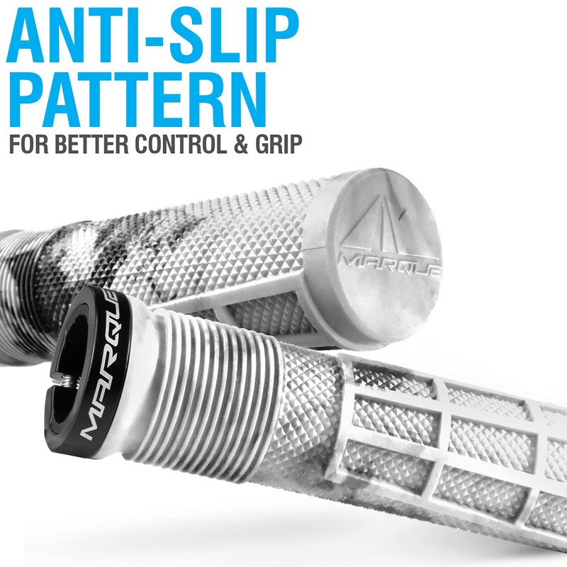 MARQUE Race Mountain Bike Handlebar Grips – Single Lock-On Ring