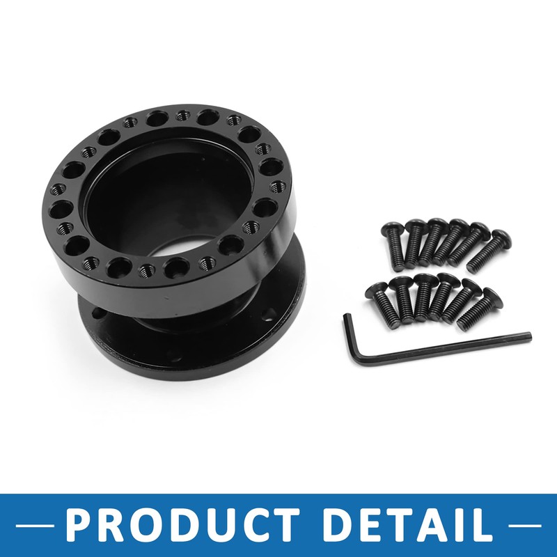 A ABSOPRO Height Steering Wheel Hub Adapter Spacer 51 mm