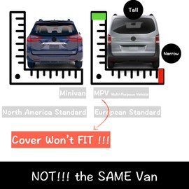 Urby Toyota Sienna Car Cover and Odyssey Car Cover, Ultimate Waterproof Solution, Ideal Fit as Mini-Van Cover for Caravan, Pacifica, Carnival, Sedona and Quest.