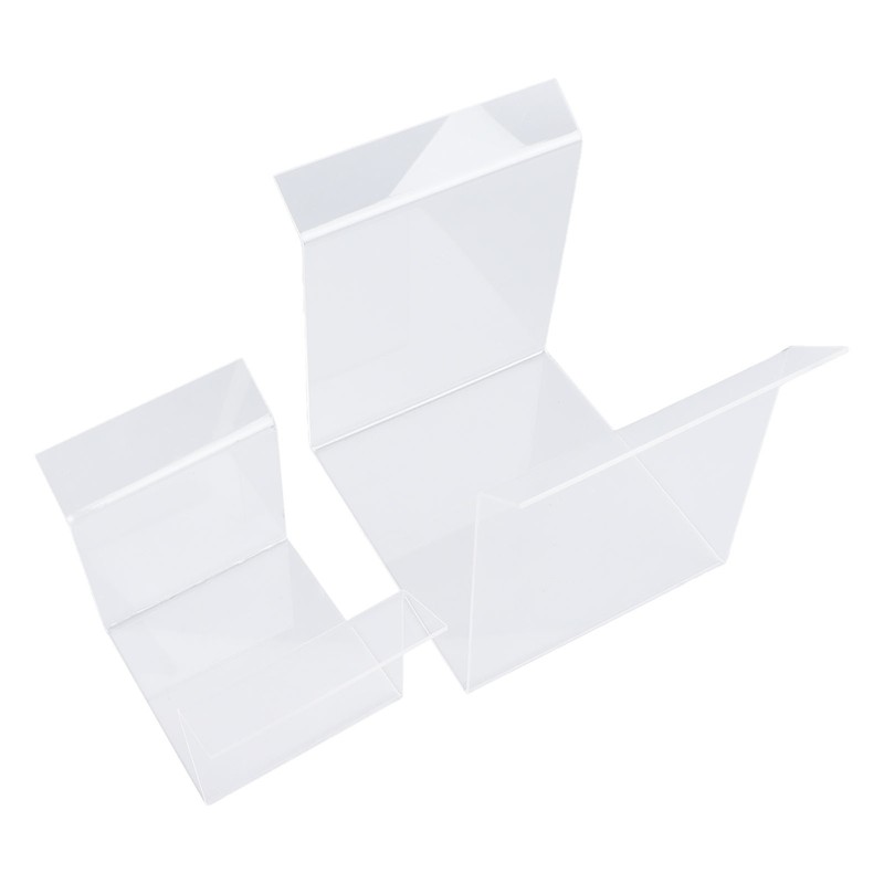 2Pcs Zip Lock Bag Holder Acrylic Food Storage Bag Stand