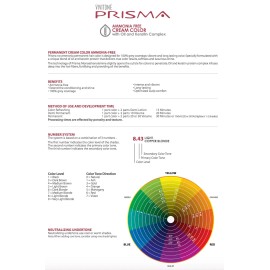Prisma (#5.31 Light Beige Brown) Permanent Cream Hair Color 2oz. (Ammonia Free)