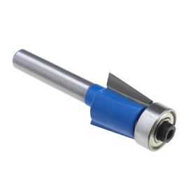 OTOTEC 1/4 Inch Shank Top end Bearing Bevel Edge Forming Router Bits Wood Working 1/2 Inch Cut Dia for Making Wooden Door Window Frames Cabinets