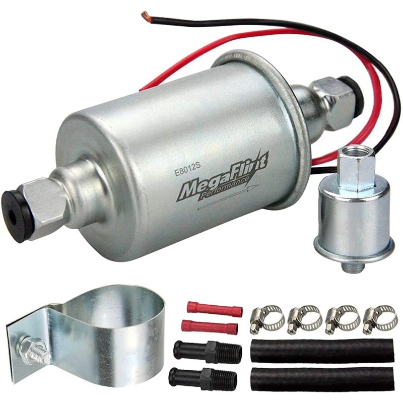 Megaflint E8012S Gas & Diesel 12V Universal Electric Fuel Pump