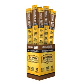 Tillamook Country Smoker Real Hardwood Smoked Sausages, Original Beef, 1.25 Ounce, 24 Count
