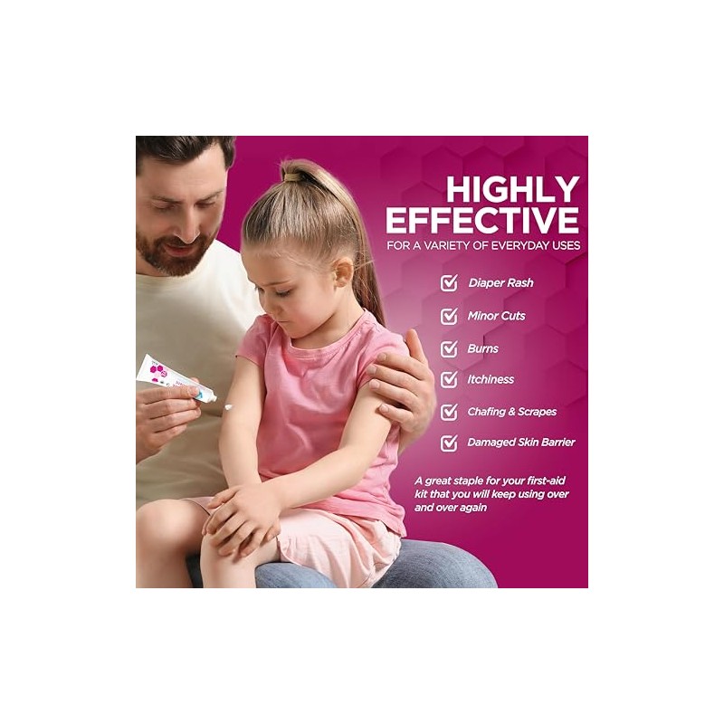 MED PRIDE 20% Zinc Oxide Ointment, Diaper Rash Skin Protectant,