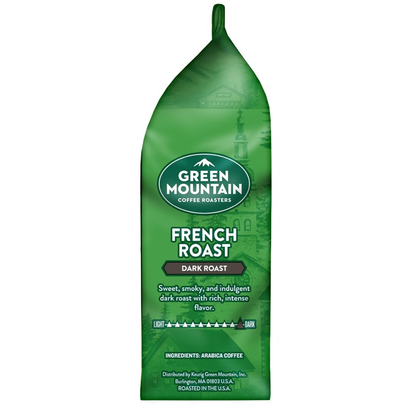 Green Mountain Coffee Roasters, French Roast, Ground Coffee, Dark Roast,