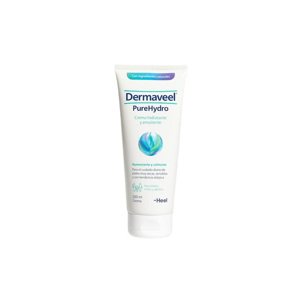 Heel - Dermaveel PureHydro, Emollient Cream with D-Pantenol and Defensil-Plus, moisturises, protects, softens, regenerates and reduces dryness for dry, sensitive and