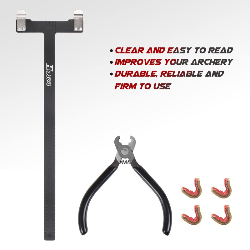 ELONG OUTDOOR Archery Bow String Points Nock Pliers Set T