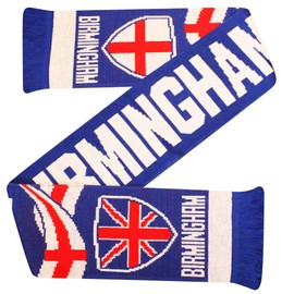 Birmingham City Football Fans Scarf - St Andrews Match Day Supporterss Scarf (100% Acrylic)