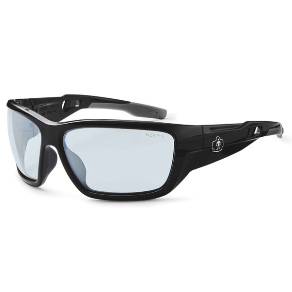 Ergodyne - 57083 Skullerz Baldr Anti-Fog Safety Glasses- Black Frame, In/Outdoor Lens