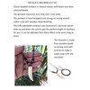 BOYS MENS NECKLACE AND BRACELET GIFT SET -FAKE WOLF SHARK