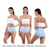 Honzadar Womens High Waist Underwear,Tummy Control briefs,Postpartum Panties,Full Coverage(5Pack-XL)