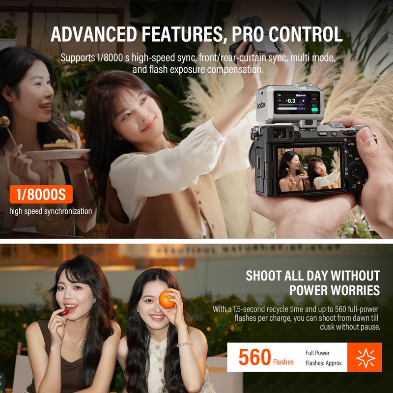 GODOX IT30pro-C/N/S/F/O Mini Flash Camera, Silver (IT30pro-C)