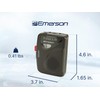 Emerson EPC-1000 Portable Cassette Player & Recorder with AM/FM Radio,