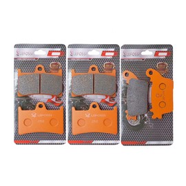 LE LEFOSSI Front Rear Carbon Fiber Brake Pads for Compatible with Yamaha YZF R1 2015 2016 FA380F FA436R