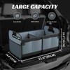 Sposuit Trunk Organizer for Car - 70L Collapsible Car Storage