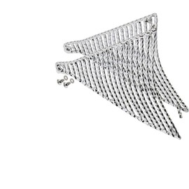 Lowrider Bike 20 Twisted Frame Bottom-Insert Chrome.