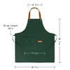 Lengnuantazhi 3 Pack Chef Apron, Waterproof Apron, Adjustable Apron with